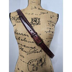 Vintage Trafalgar Brown Leather Classic Belt